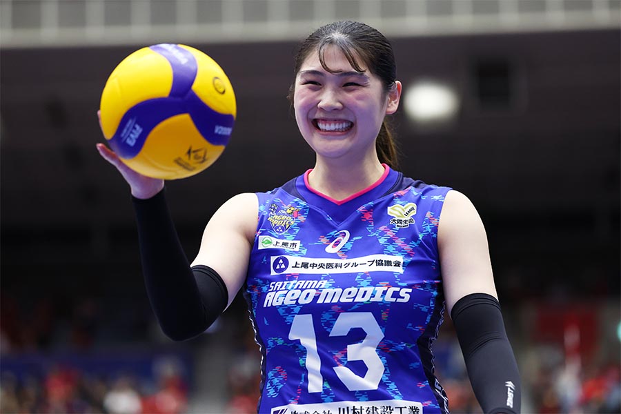 埼玉上尾メディックスの黒後愛【写真：長田洋平/アフロスポーツ】