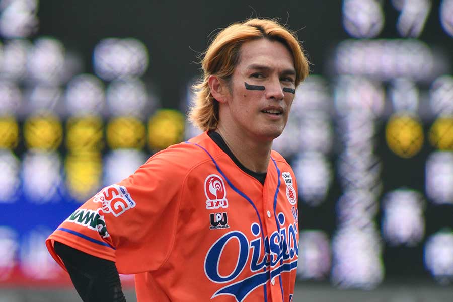 現役引退を発表したオイシックスの陽岱鋼【写真:羽鳥慶太】