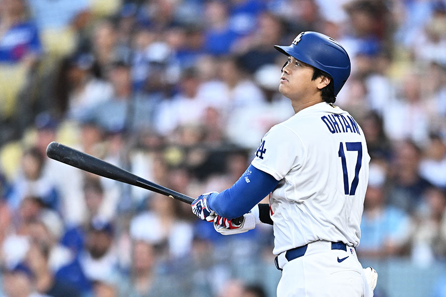 後半戦初アーチとなる23号を放ったドジャースの大谷翔平【写真：ロイター】