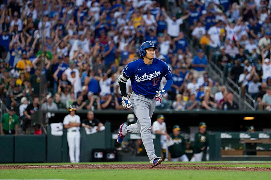 18号3ランを放ったドジャースの大谷翔平【写真：ロイター】