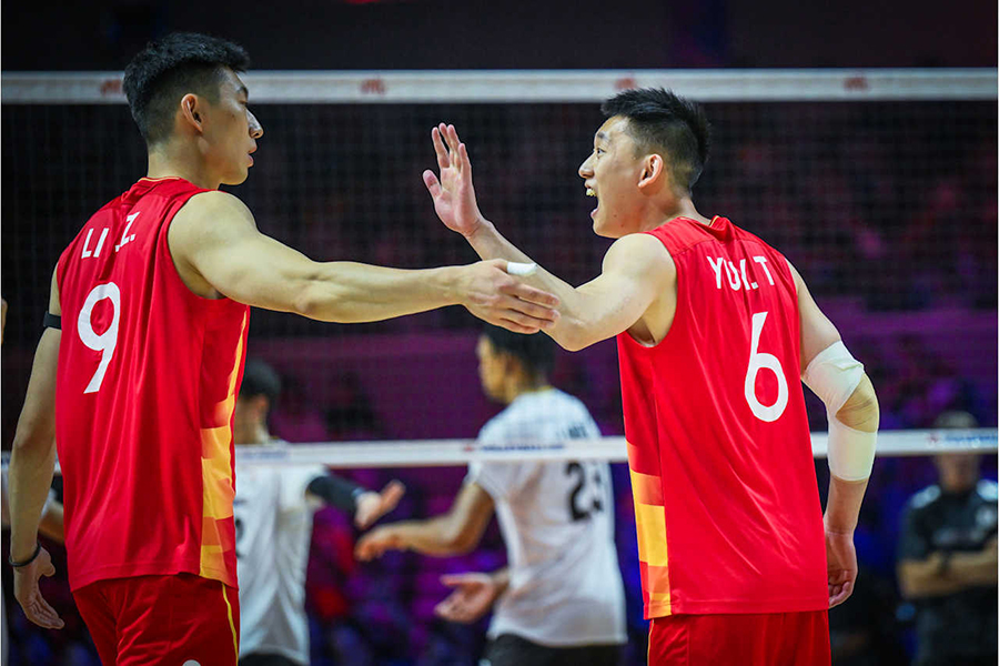 準々決勝で日本に敗戦した中国代表【写真:Volleyball World提供】