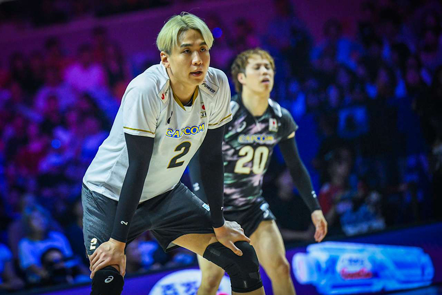 準々決勝の中国戦に出場した日本代表の小野寺太志【写真:Volleyball World提供】