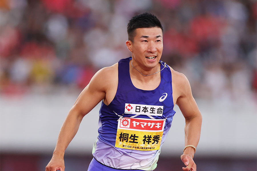 桐生祥秀【 写真:森田直樹/アフロスポーツ】