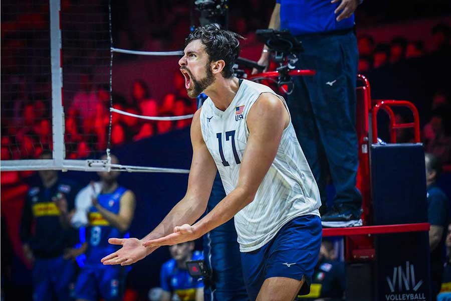 米国代表のヘインズ【写真:Volleyball World提供】