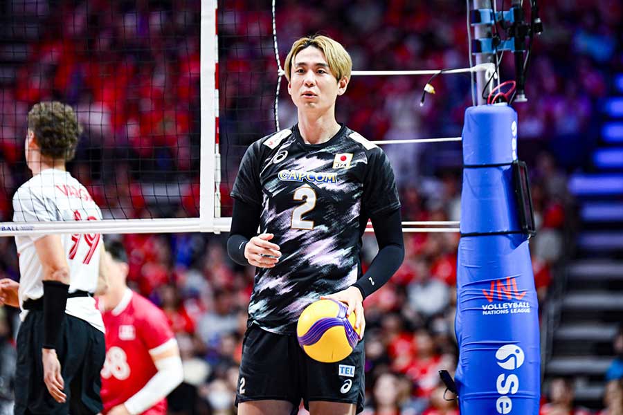 バレーボー男子日本代表の小野寺太志【写真:中戸川知世】