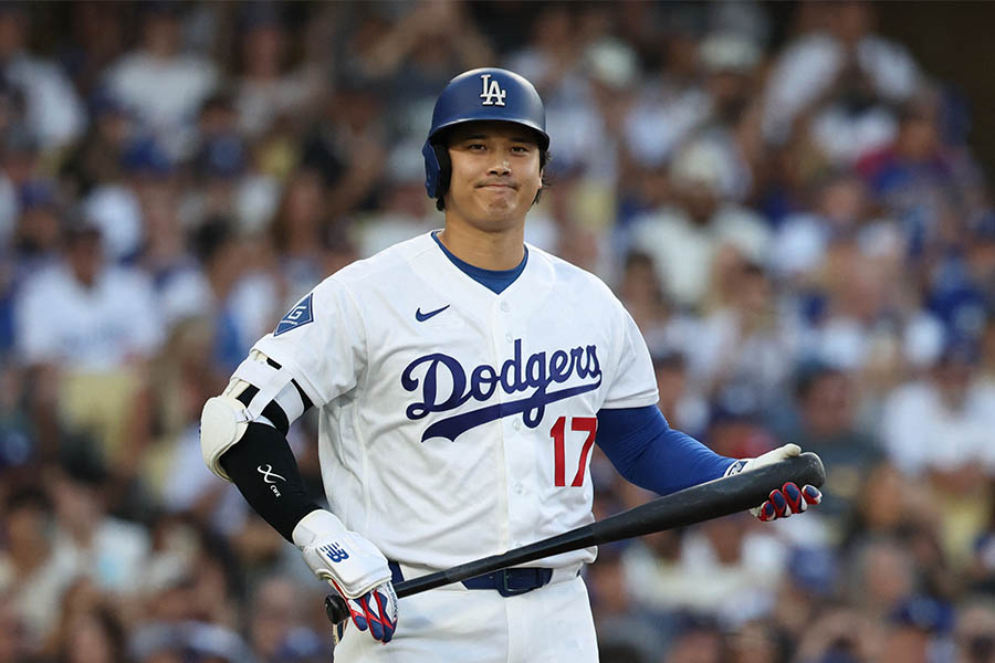 レッドソックス戦に出場したドジャースの大谷翔平【写真:ロイター】