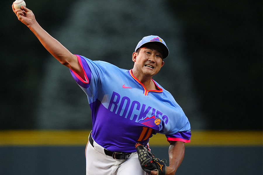 ロッキーズの菅野智之【写真:ロイター】
