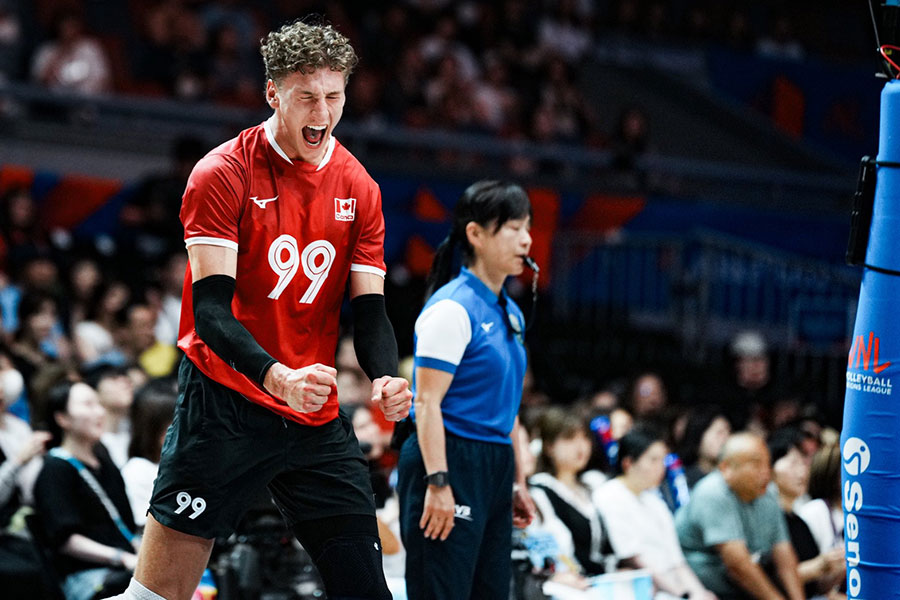 カナダ代表のヴァルガは2026-27シーズンから東レでプレーする【写真：中戸川知世】