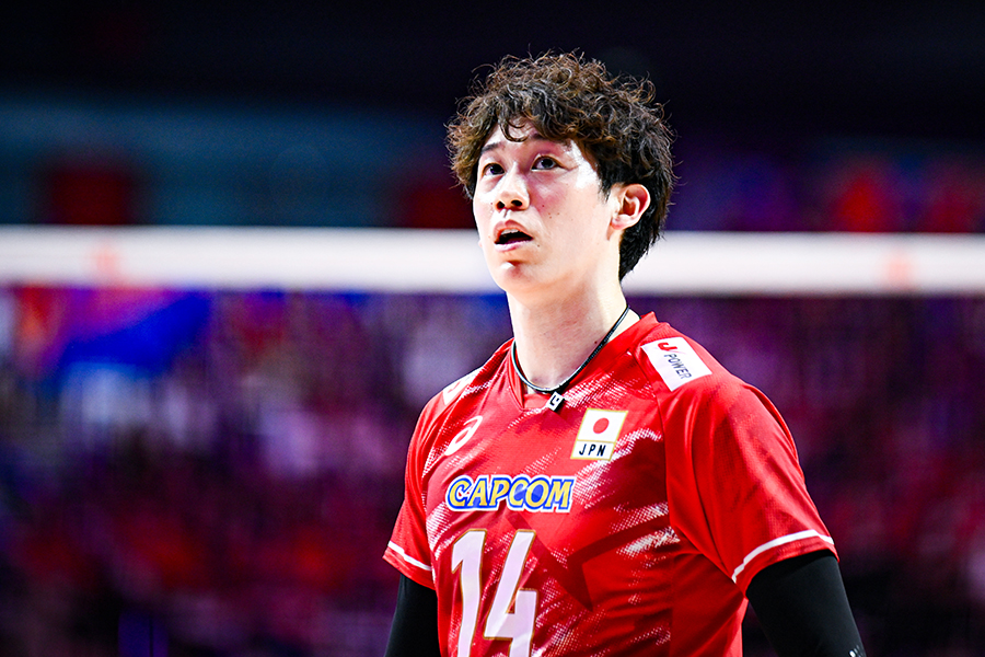 日本代表の石川祐希【写真:中戸川知世】