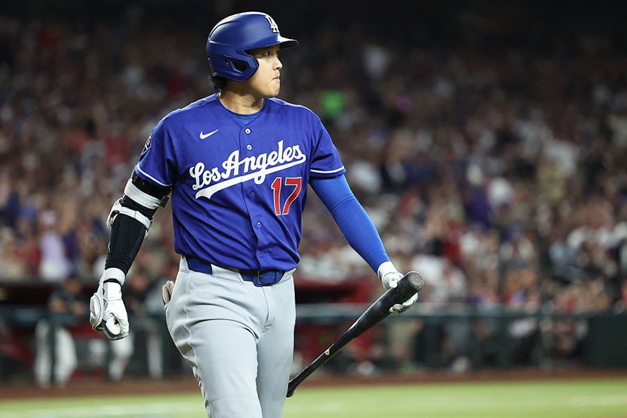 ダイヤモンドバックス戦に出場したドジャースの大谷翔平【写真：ロイター】