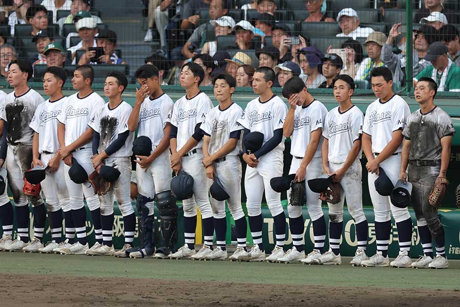 鳴門渦潮に敗戦した八王子実践【写真:スポーツ報知/アフロ】