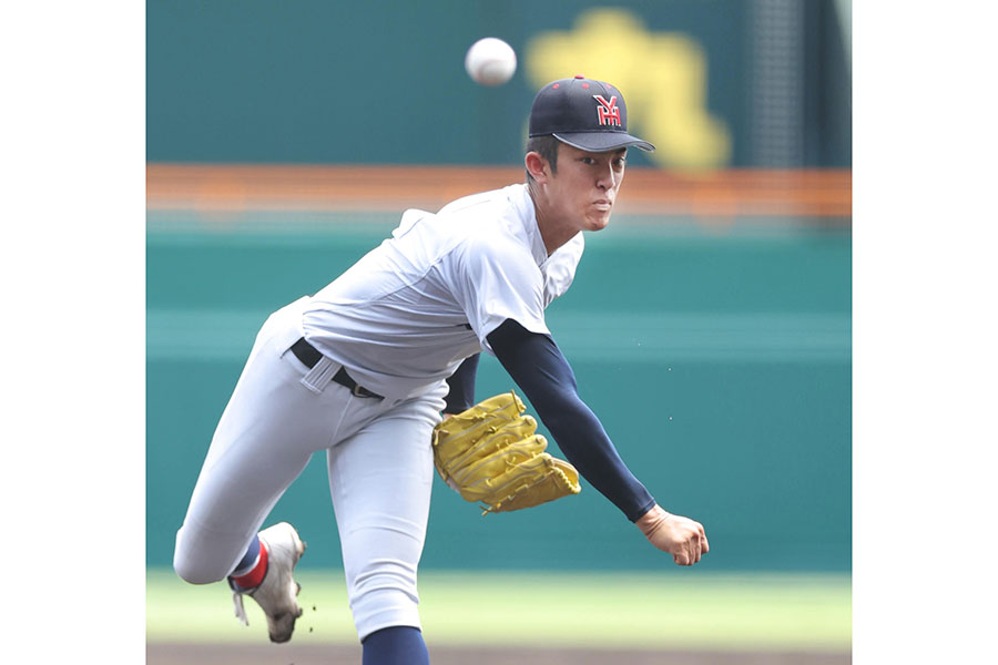 先発した横浜エースの織田翔希【写真:スポーツ報知/アフロ】