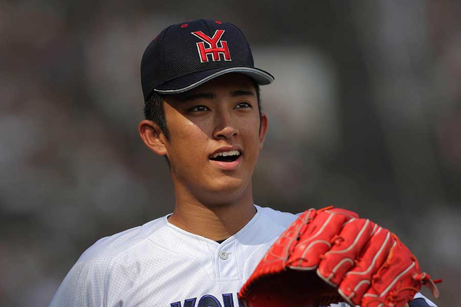 横浜の織田翔希【写真:スポーツ報知/アフロ】