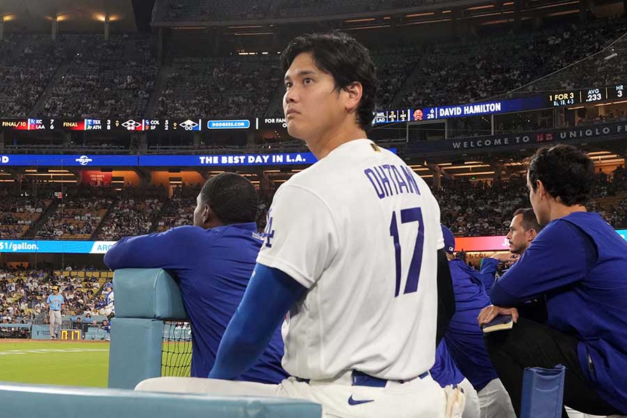 ドジャースの大谷翔平【写真:ロイター】