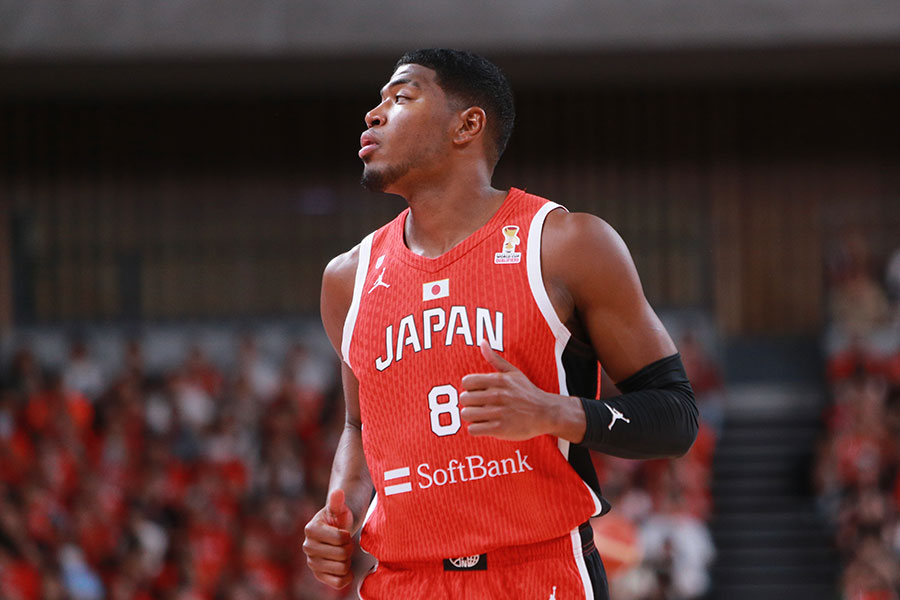 韓国戦で22得点と躍動した八村塁【写真：羽鳥慶太】