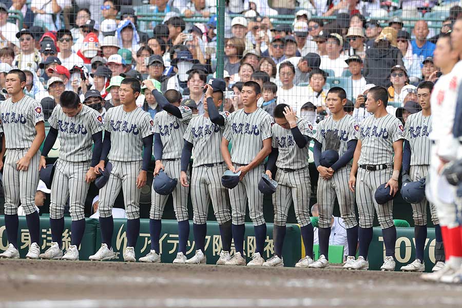 智弁和歌山に敗戦した敦賀気比【写真：スポーツ報知/アフロ】