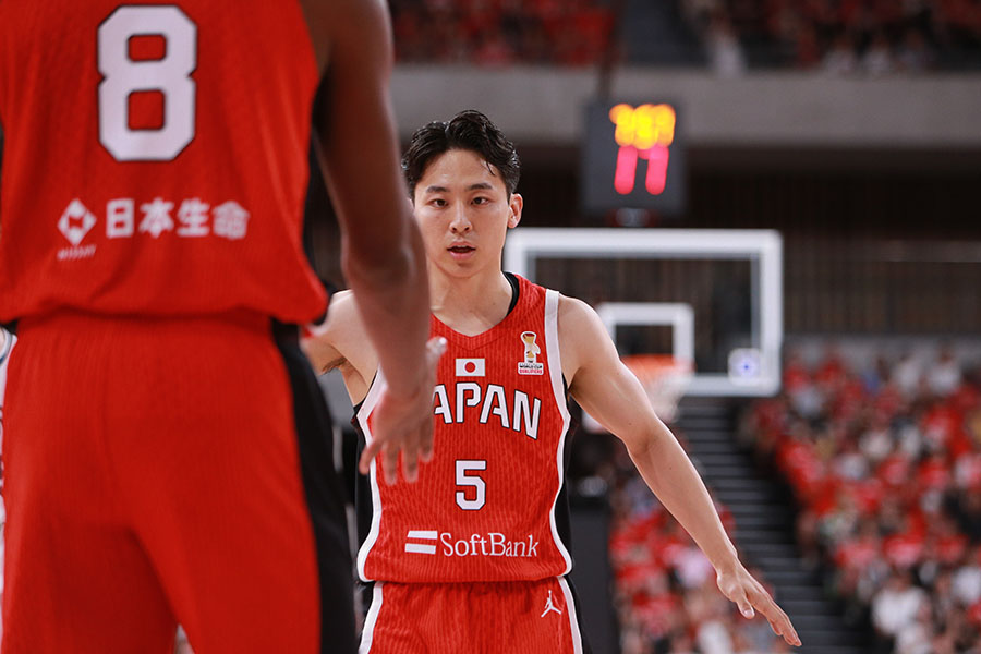 2年ぶりに代表復帰した河村勇輝【写真:羽鳥慶太】