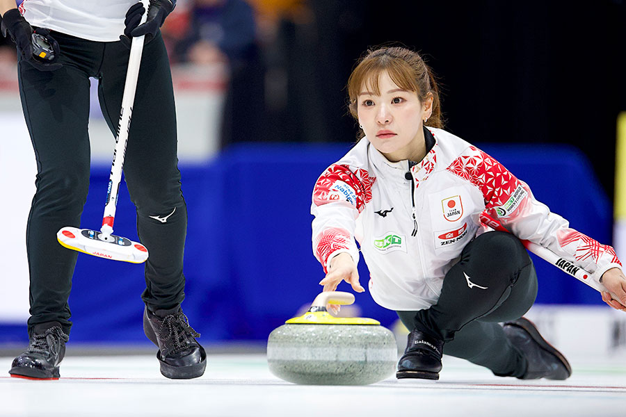カーリング女子の吉田知那美【写真:Anil Mungal/アフロ】