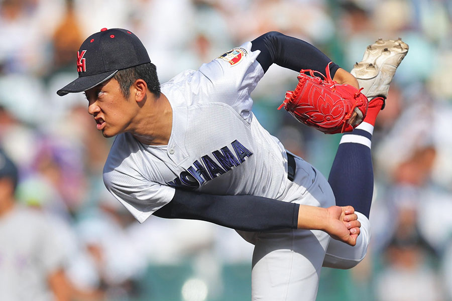 力投する横浜・織田翔希【写真:産経新聞社】