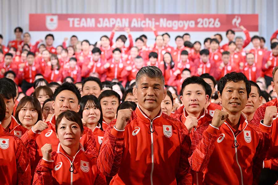 結団式には549人が参加した【写真：徳原隆元】
