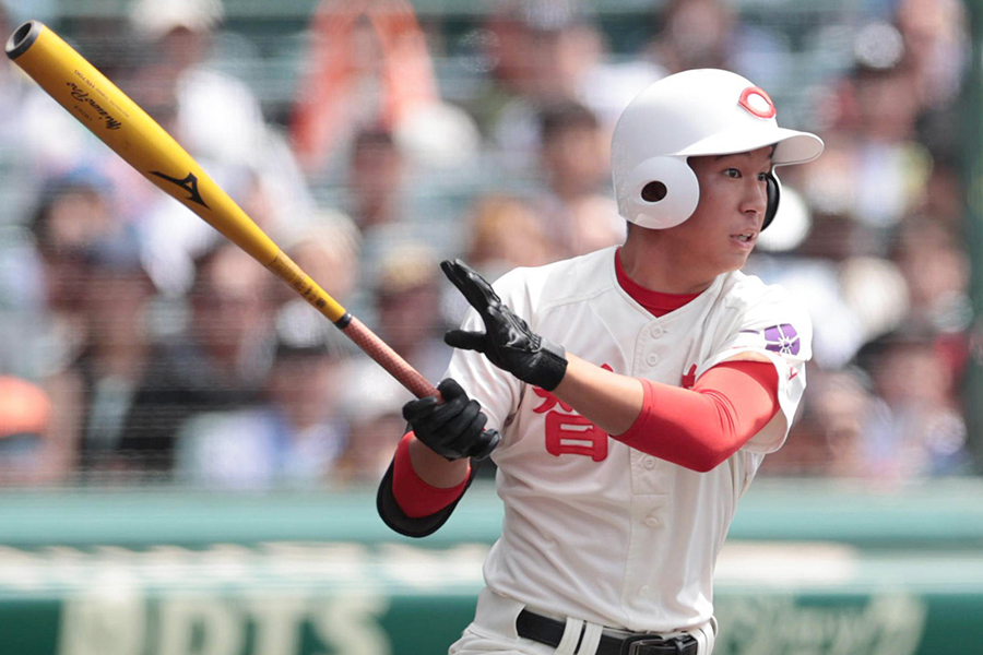 智弁和歌山の楠本龍生【写真：スポーツ報知/アフロ】
