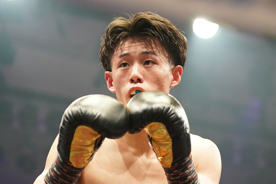 デビュー戦で勝利を飾った中山聖也【写真：澤田直人】
