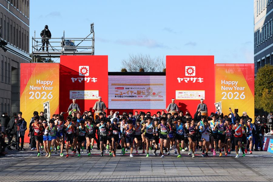 毎年1月1日に開催される全日本実業団対抗駅伝競走大会【写真：長田洋平/アフロスポーツ】