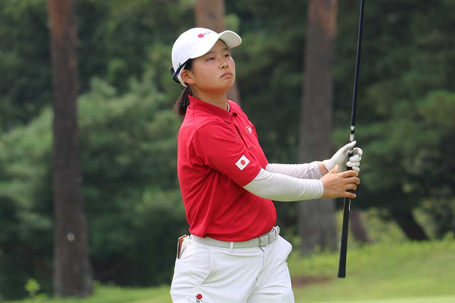 最終組で優勝争いを演じた廣吉優梨菜【写真：柳田通斉】