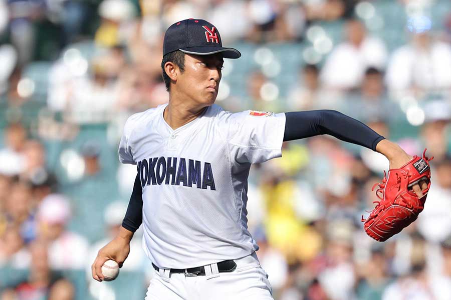 横浜の織田翔希【 写真:スポーツ報知/アフロ】