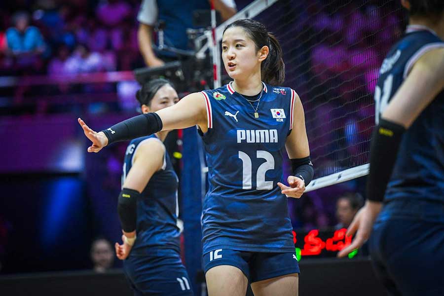 韓国代表のイ・ダヒョン【写真：Volleyball World提供】