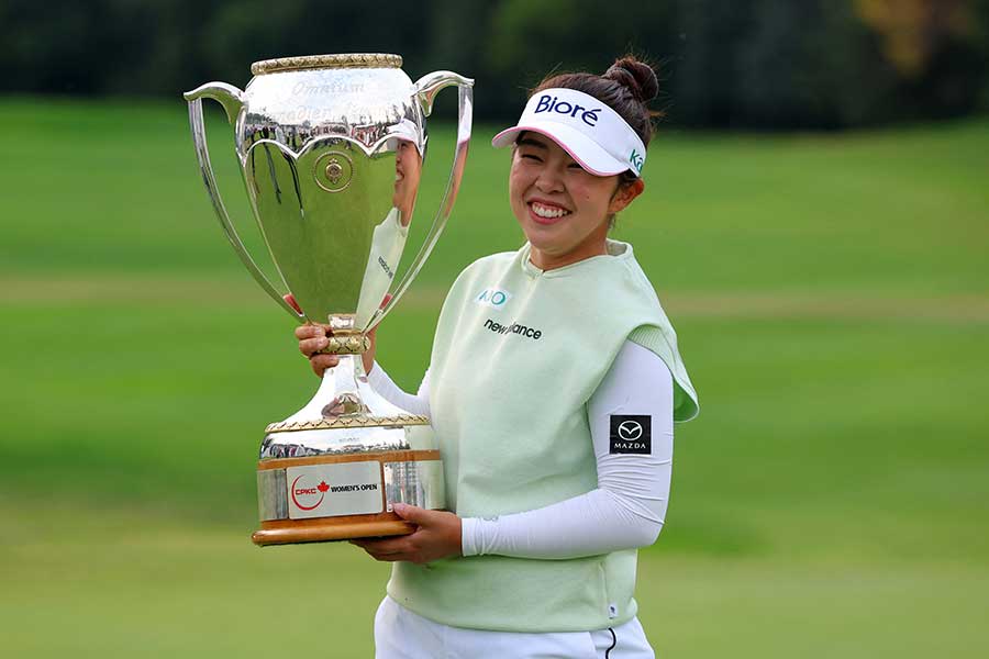 CPKC女子オープンを制した山下美夢有【写真：ロイター】