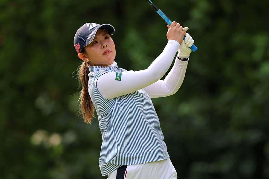CPKC女子オープン最終日にプレーする吉田優利【写真:ロイター】