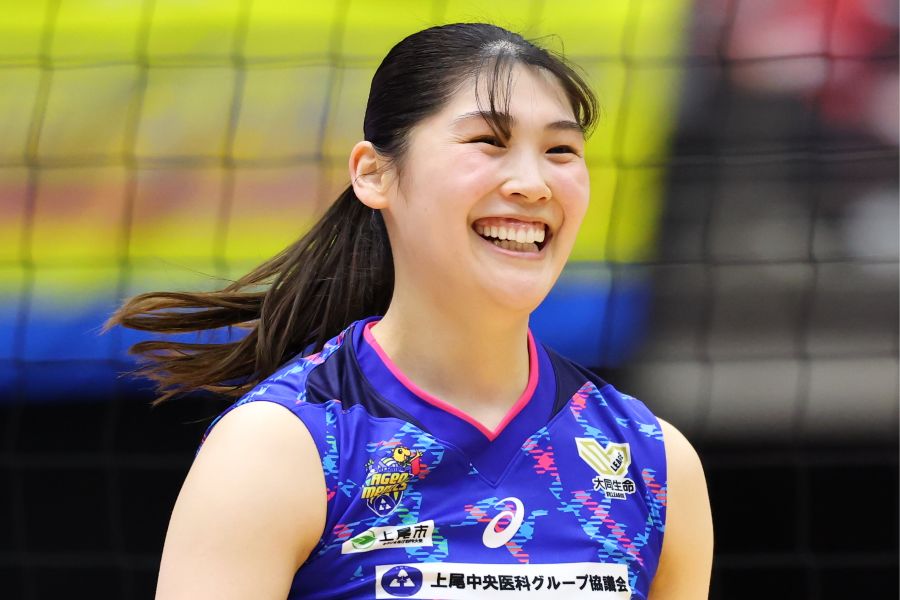 バレーボール女子元日本代表の黒後愛【写真：長田洋平/アフロスポーツ】