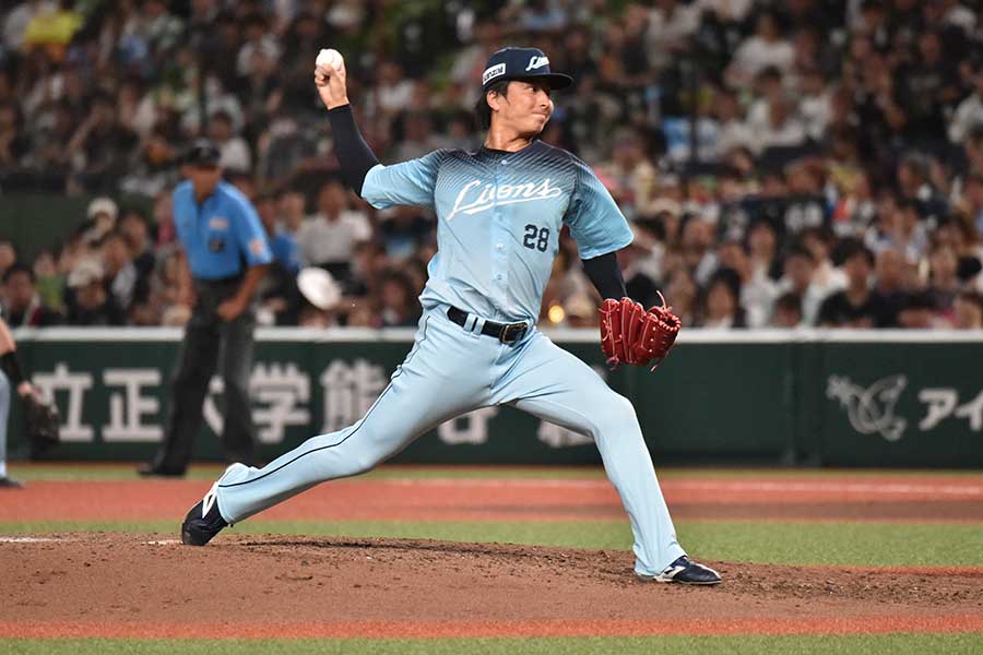 今季は1軍で1150日ぶりの勝利も挙げた【写真：羽鳥慶太】