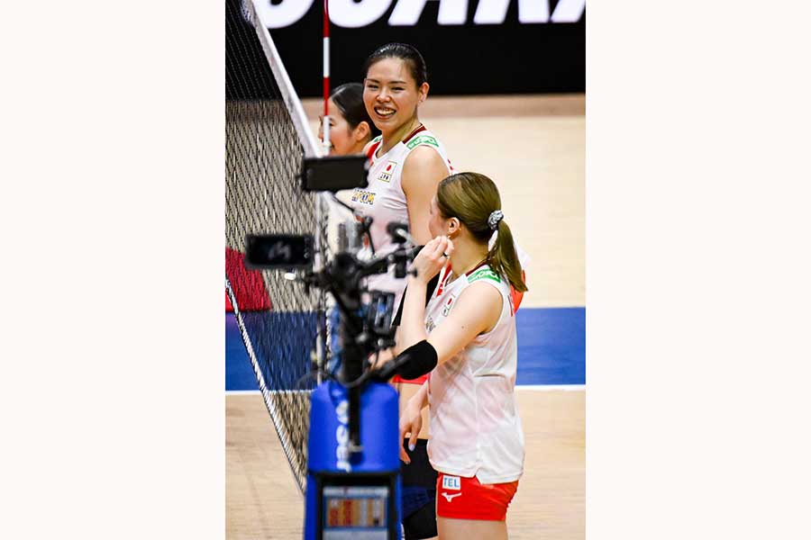 バレーボール女子日本代表の島村春世【写真：中戸川知世】
