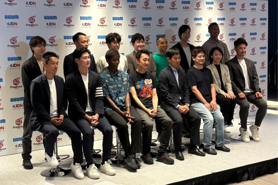 「NEXT STAGE 2026～企業の未来を創る、SPORTSの未来を創る～」でディスカッションを行った登壇者【写真：宮内宏哉】