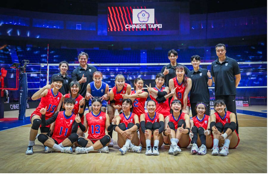 女子バレー台湾代表【写真：Volleyball World提供】