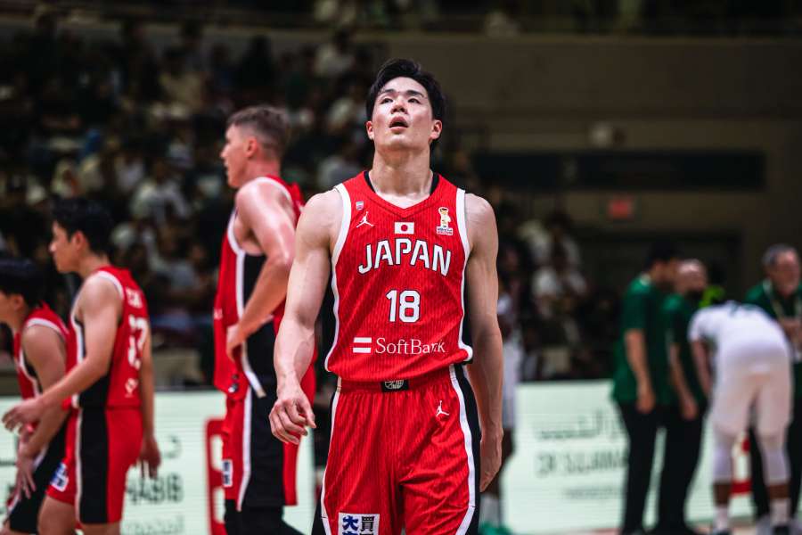 サウジアラビア戦に出場した馬場雄大【写真：FIBA提供】