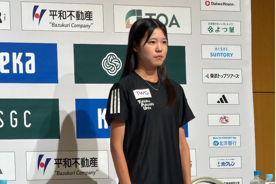 北海道マラソンに出場する村山愛美沙【写真:編集部】