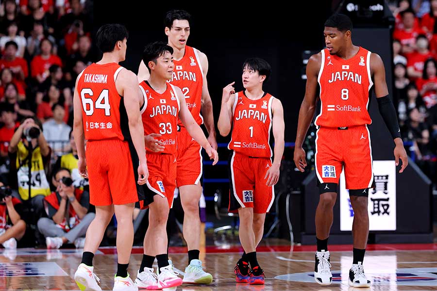 バスケットボール男子日本代表【写真：西村尚己/アフロスポーツ】