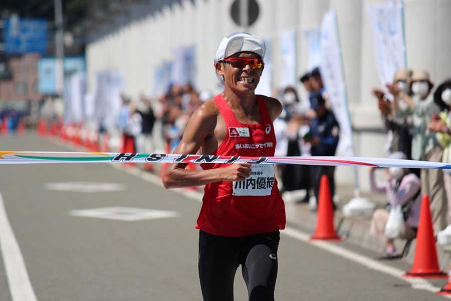 2023年大会に優勝を飾った川内、ワンウェイコースで苦い経験もした【写真：本人提供】