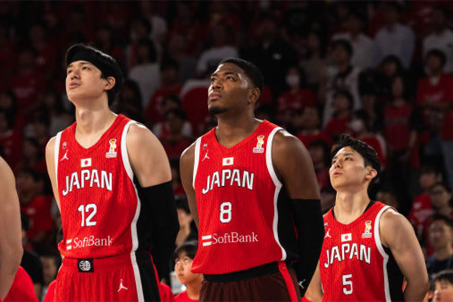 バスケW杯アジア地区予選でカタールに大勝した日本代表【写真:FIBA提供】