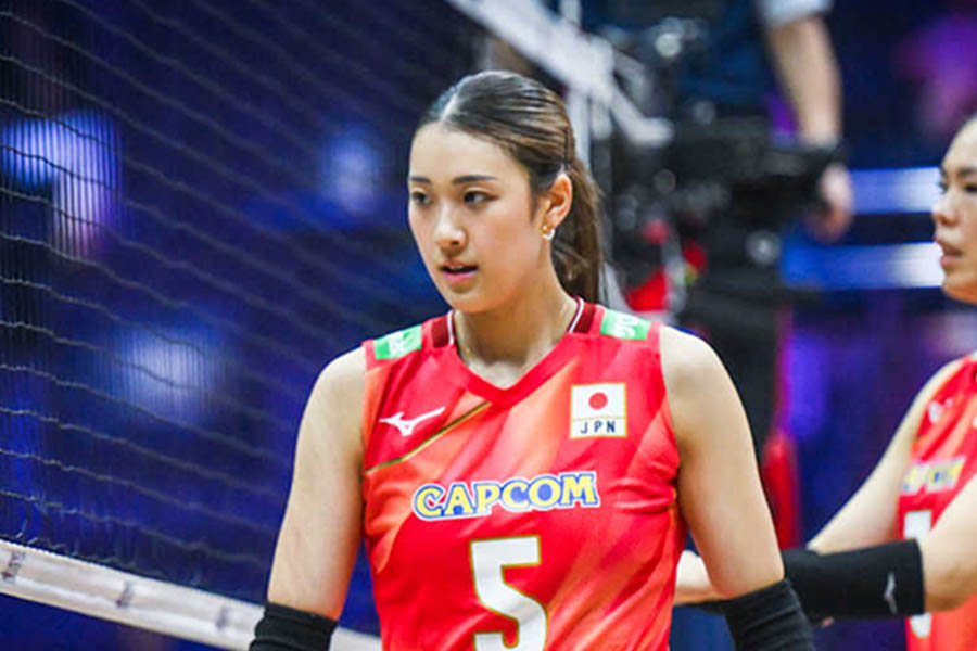 アジア選手権に出場した佐藤淑乃【写真:Volleyball World提供】