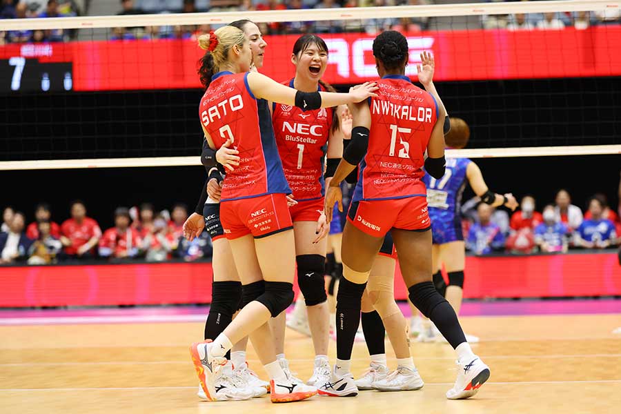 NECレッドロケッツ川崎【写真：YUTAKA/アフロスポーツ】
