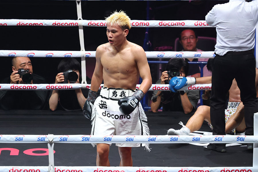 デビュー2戦目でTKO勝ちした藤木勇我【写真：山口比佐夫】