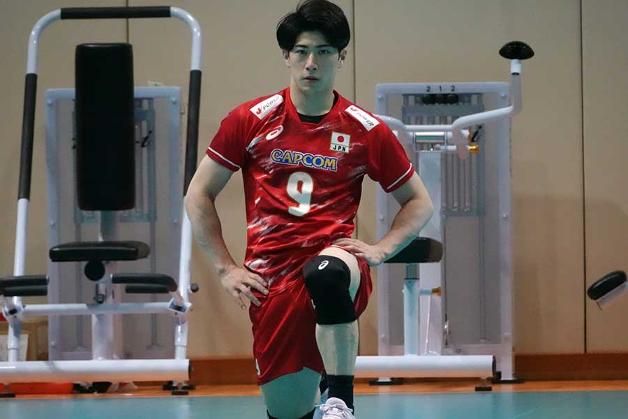 国内合宿に参加した日本代表の河東祐大【写真:鉾久真大】