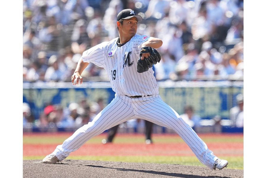 ロッテの唐川侑己【写真:産経新聞社】