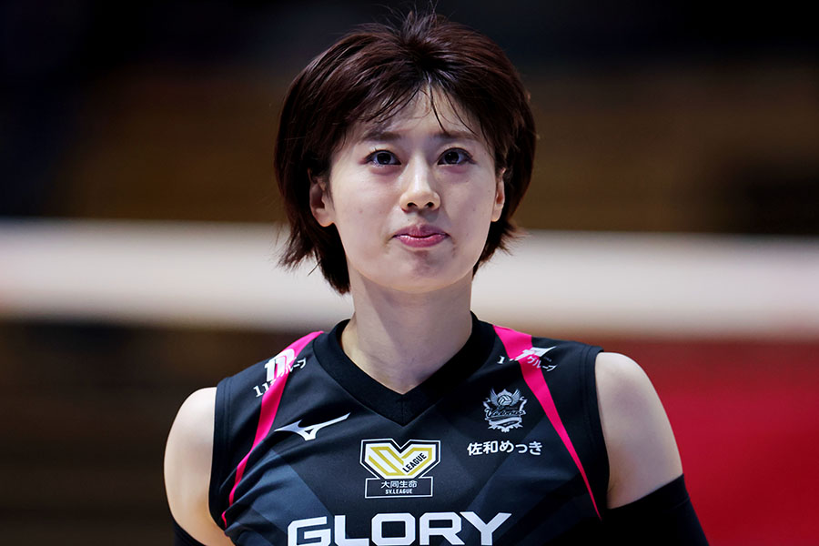ヴィクトリーナ姫路の佐々木千紘【 写真:西村尚己/アフロスポーツ】