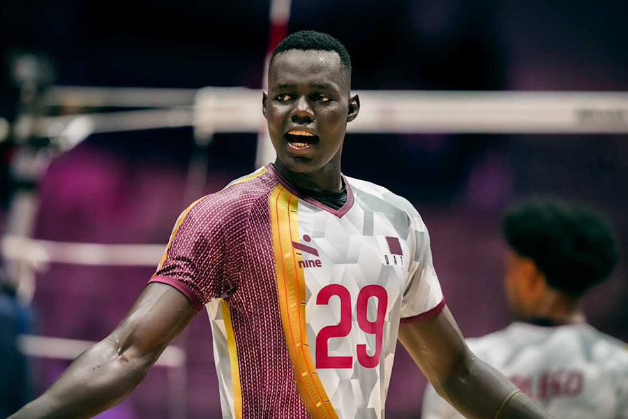 13歳のムバラク・ムサ・ティーク・マドゥト【写真：Volleyball World提供】