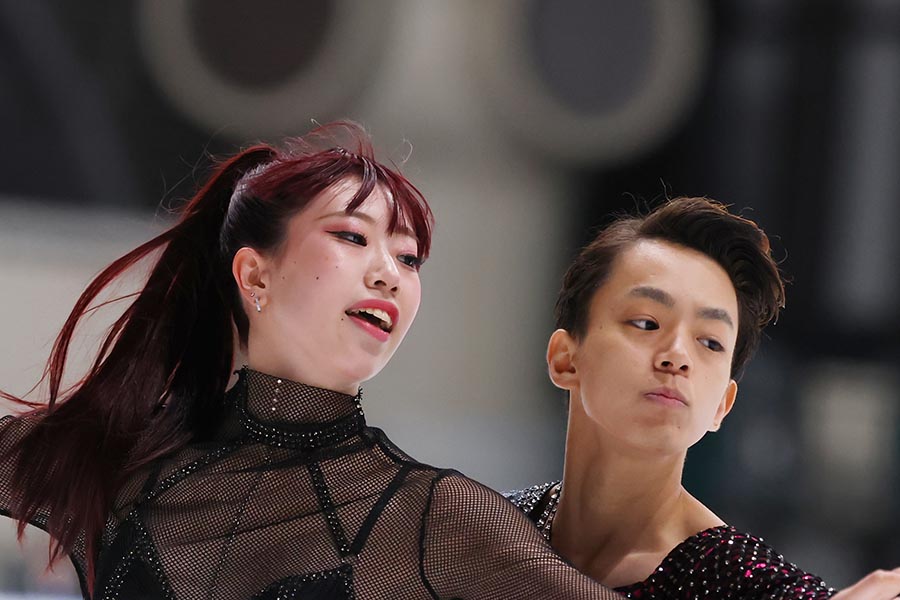 木下グループ杯RDで11位につけた山下珂歩（左）、永田裕人組【写真：森田直樹/アフロスポーツ】
